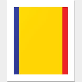 Bold Elegance: Showcasing Chad's National Pride Through the National Flag Posters and Art